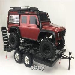 1/10 RC Car Truck Heavy Duty Trailer & Tires Upgrade for