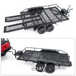 1/10 Scale Heavy Duty Trailer With Tires For Axial SCX10 RC Crawler DIY Car