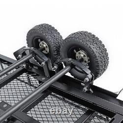 1/10 Scale Heavy Duty Trailer With Tires For Axial SCX10 RC Crawler DIY Car