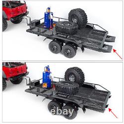 1/10 Scale Heavy Duty Trailer With Tires For Axial SCX10 RC Crawler DIY Car