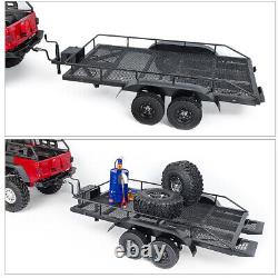 1/10 Scale Heavy Duty Trailer With Tires For Axial SCX10 RC Crawler DIY Car