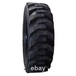 10 Ply 10x16.5 Heavy Duty Skid Steer Tire withRim Guard