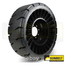 10N16.5 X-tweel SSl Hard Surface Black Tire 8 Lug