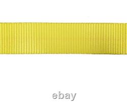 12 Pack 2 x 10' Wheel Lift Rollback Strap with Flat Snap Hook for Tow Truck Dolly