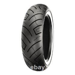 130/90-16 Shinko 777 Heavy Duty White Wall Rear Tire