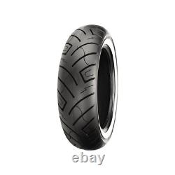 130/90-16 Shinko 777 Heavy Duty White Wall Rear Tire