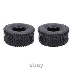 15x6.00-6 Tires 4 Ply Heavy Duty Versatile 2PCS Riding Mowers Tyre Mower Wheel