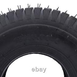 15x6.00-6 Tires 4 Ply Heavy Duty Versatile 2PCS Riding Mowers Tyre Mower Wheel