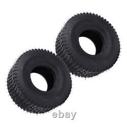 15x6.00-6 Tires 4 Ply Heavy Duty Versatile 2PCS Riding Mowers Tyre Mower Wheel