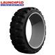 16x5x10-1/2 Tires Super Solid Idl Forklift Press-on Heavy Duty Traction Tire