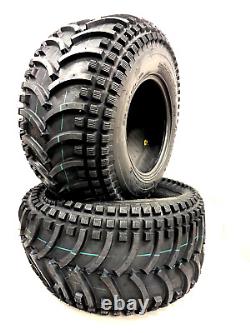 2 -22x11.00-10 4 Ply ATV Mud AT 22x11x10 Tubeless Tires Heavy Duty