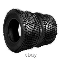 (2) 23×10.5-12 Lawn Mower Tires 4Ply Heavy Duty 23×10.5 Garden Tractor Tubeless