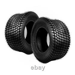 (2) 23×10.5-12 Lawn Mower Tires 4Ply Heavy Duty 23×10.5 Garden Tractor Tubeless