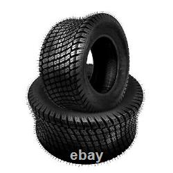 (2) 23×10.5-12 Lawn Mower Tires 4Ply Heavy Duty 23×10.5 Garden Tractor Tubeless