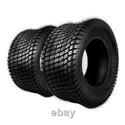 (2) 23×10.5-12 Lawn Mower Tires 4Ply Heavy Duty 23×10.5 Garden Tractor Tubeless