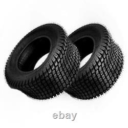 (2) 23×10.5-12 Lawn Mower Tires 4Ply Heavy Duty 23×10.5 Garden Tractor Tubeless