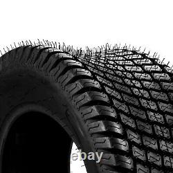 (2) 23×10.5-12 Lawn Mower Tires 4Ply Heavy Duty 23×10.5 Garden Tractor Tubeless