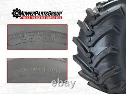 (2) 26X12.00-12 26x12-12 OTR Lawn Trac Bar Lug Tires 4 ply Rated Heavy Duty