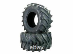 2- 26X12.00-12 26x12-12 OTR Lawn Trac Traction Tires 4 ply Heavy Duty LawnMower