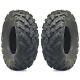 (2) 27x9-12 Mud Lug Hp009 Atv Tires Heavy Duty Pair Of Atv Tires