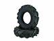 (2) 4.00-8 4.80-8 4.80/4.00-8 Tubeless Lug Garden Tiller Tires 4 Ply Heavy Duty