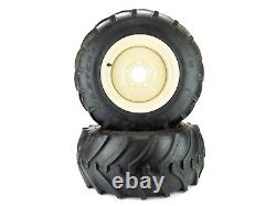 (2) Heavy Duty Grasshopper Wheel and Tire Assemblies 23x10.50-12 Litefoot