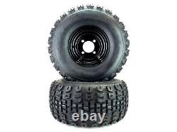 (2) Heavy Duty Wheel and Tire Assemblies 20x10.00-8 Fits Stander X 48 52 and