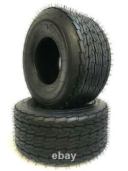 2 New 18.5X8.50-8 Heavy Duty Trailer Tire 6 ply 18.5X8.5-8 Load C 215/60-8