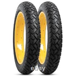 2-PCS 20 Heavy Duty E-Bike Tires 20 x 4.0/102-406 and 2-PCS Bike Tubes 20x4.0