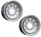 2-pack Heavy Duty Equipment Trailer Rims Wheels 16 In. 16x6 8h Silver Modular