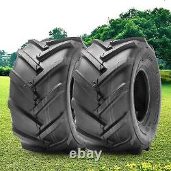 2 Packs 18x9.50-8 Lawn Mower Tires 4Ply 18x9.5x8 Garden Tractor Tire Heavy Duty