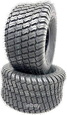 (2) Two- New 20X10.00-8 4Ply Rated Heavy Duty Turf Lawn Tires Mower Tractor 20X