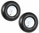 (2) Two- New 5.70-8 6ply Load Range C Heavy Duty Trailer Tires On 4 Hole White