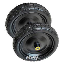 2 X 13 Inch Anti-Functure Heavy Duty Wheels Cart Tires