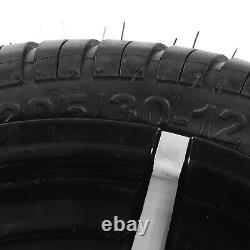 205/30-12 Tire Rubber Heavy Duty Replacement Tyres & Hub For ATVs UTVs Go