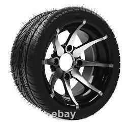 205/30-12 Tire Rubber Heavy Duty Tyres With Hub For ATVs UTVs Go Karts Farm