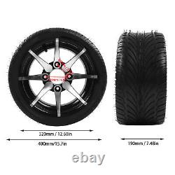205/30-12 Tire Rubber Heavy Duty Tyres With Hub For ATVs UTVs Go Karts Farm Vehi