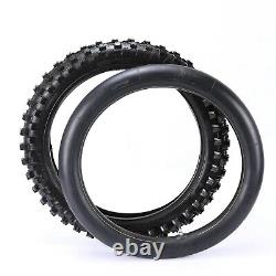 21 Front 80/100-21 +18 Rear 110/90-18 Tyre +Tube For Pit Dirt Bike Heavy Duty