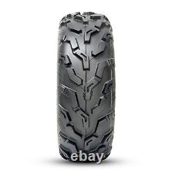 25X8-12 25X8X12 ATV Tires 6Ply Set 2 All Terrain Heavy Duty Replacement Tubeless