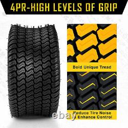 2PCS 20x10-10 Lawn Mower Tires 4Ply Heavy Duty 20x10-10 Garden Tractor Tubeless