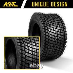 2PCS 23x10.5-12 Lawn Mower Tires 4Ply Heavy Duty 23x10.5 Garden Tractor Tubeless