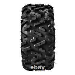 2PCS 25x10-12 ATV Tires 6Ply Tire 25x10x12 Heavy Duty All Terrain Tyre Z-199-1