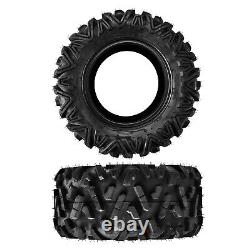 2PCS 25x10-12 ATV Tires 6Ply Tire 25x10x12 Heavy Duty All Terrain Tyre Z-199-1