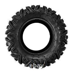 2PCS 25x10-12 ATV Tires 6Ply Tire 25x10x12 Heavy Duty All Terrain Tyre Z-199-1