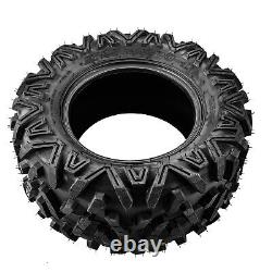 2PCS 25x10-12 ATV Tires 6Ply Tire 25x10x12 Heavy Duty All Terrain Tyre Z-199-1