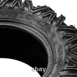 2PCS 25x10-12 ATV Tires 6Ply Tire 25x10x12 Heavy Duty All Terrain Tyre Z-199-1