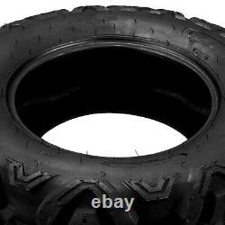 2PCS 6 Ply 25x8-12 ATV UTV Mud Tires 25x8x12 All Terrain Heavy Duty 25x8 12