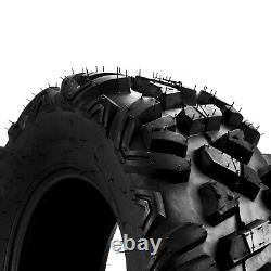 2PCS 6 Ply 25x8-12 ATV UTV Mud Tires 25x8x12 All Terrain Heavy Duty 25x8 12