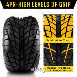 2pc 18x9.50-8 4 Ply Tires Tubeless 18x9.5x8 Heavy Duty For Tractor Lawn Mower