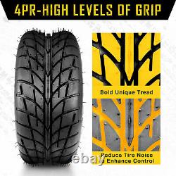 2pc 19X7-8 ATV 4 Ply Tires 19X7X8 4PR Heavy Duty All Terrain For Lawn Mower Golf